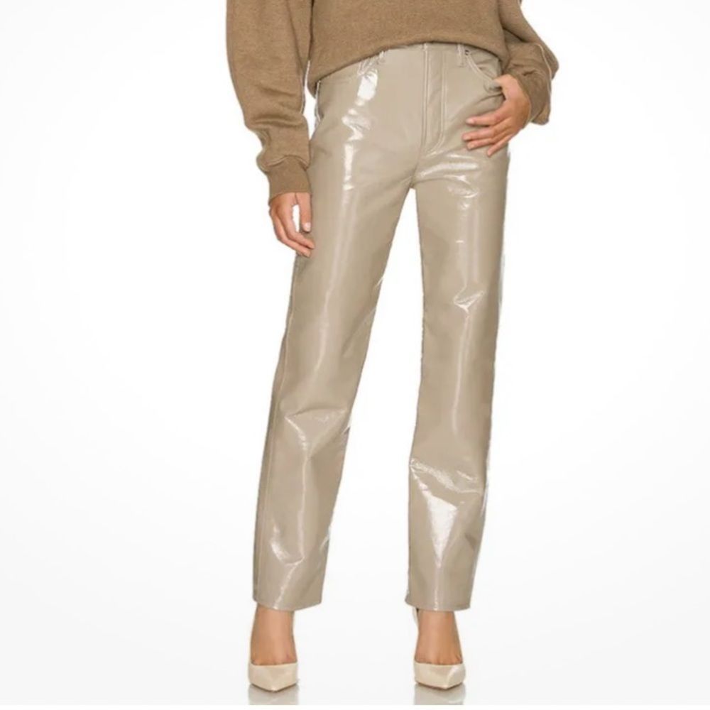 Agolde jeans Recycled Leather 90's Pinch Waist